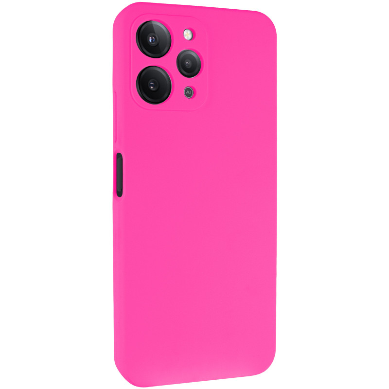 Чохол Silicone Cover Lakshmi Full Camera (AAA) на Xiaomi Redmi 12 (Рожевий / Barbie pink)