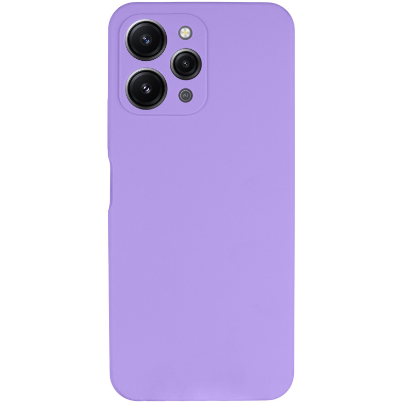 Фото Чохол Silicone Cover Lakshmi Full Camera (AAA) на Xiaomi Redmi 12 (Бузковий / Dasheen) на vchehle.ua