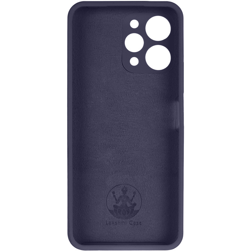 Фото Чохол Silicone Cover Lakshmi Full Camera (AAA) на Xiaomi Redmi 12 (Темно-синій / Midnight blue) в маназині vchehle.ua