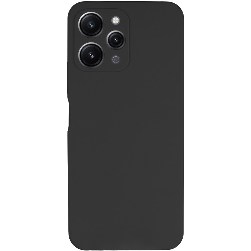 Фото Чохол Silicone Cover Lakshmi Full Camera (AAA) на Xiaomi Redmi 12 (Чорний / Black) на vchehle.ua