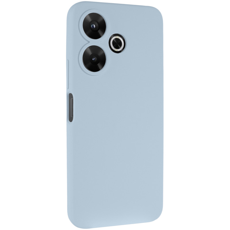 Чохол Silicone Cover Lakshmi Full Camera (AAA) на Xiaomi Redmi 13 4G / Poco M6 4G (Блакитний / Sweet Blue)