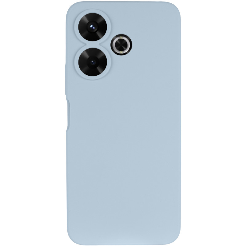 Фото Чохол Silicone Cover Lakshmi Full Camera (AAA) на Xiaomi Redmi 13 4G / Poco M6 4G (Блакитний / Sweet Blue) на vchehle.ua