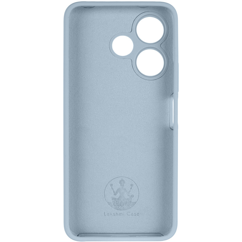Фото Чохол Silicone Cover Lakshmi Full Camera (AAA) на Xiaomi Redmi 13 4G / Poco M6 4G (Блакитний / Sweet Blue) в маназині vchehle.ua