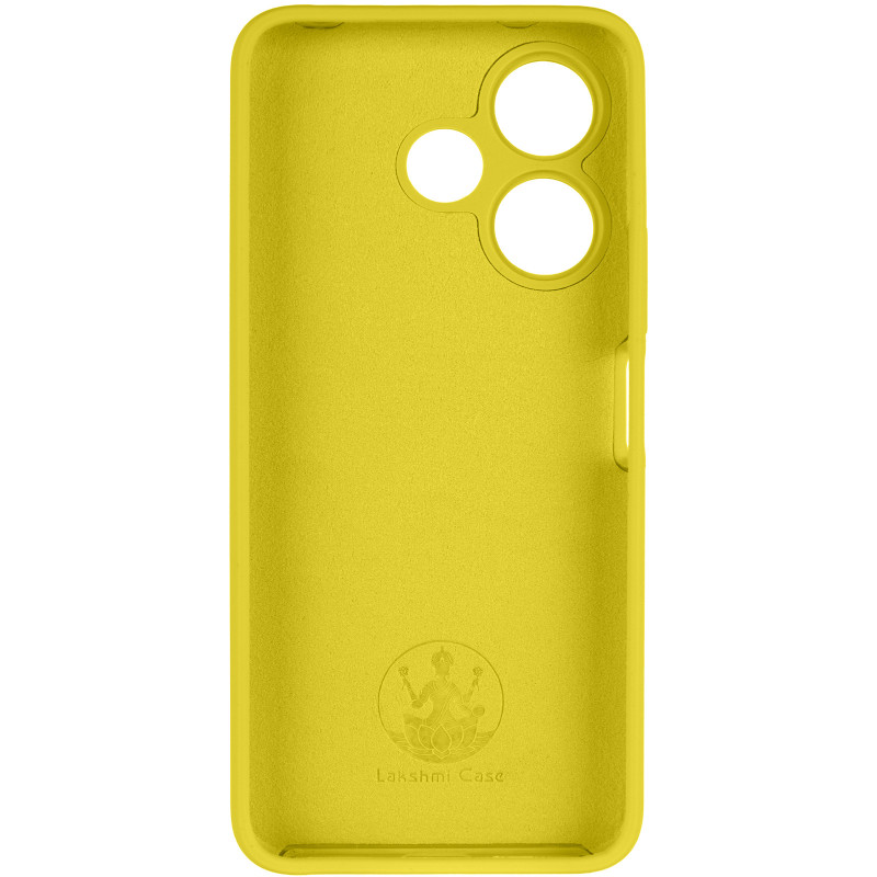 Фото Чохол Silicone Cover Lakshmi Full Camera (AAA) на Xiaomi Redmi 13 4G / Poco M6 4G (Жовтий / Yellow) в маназині vchehle.ua