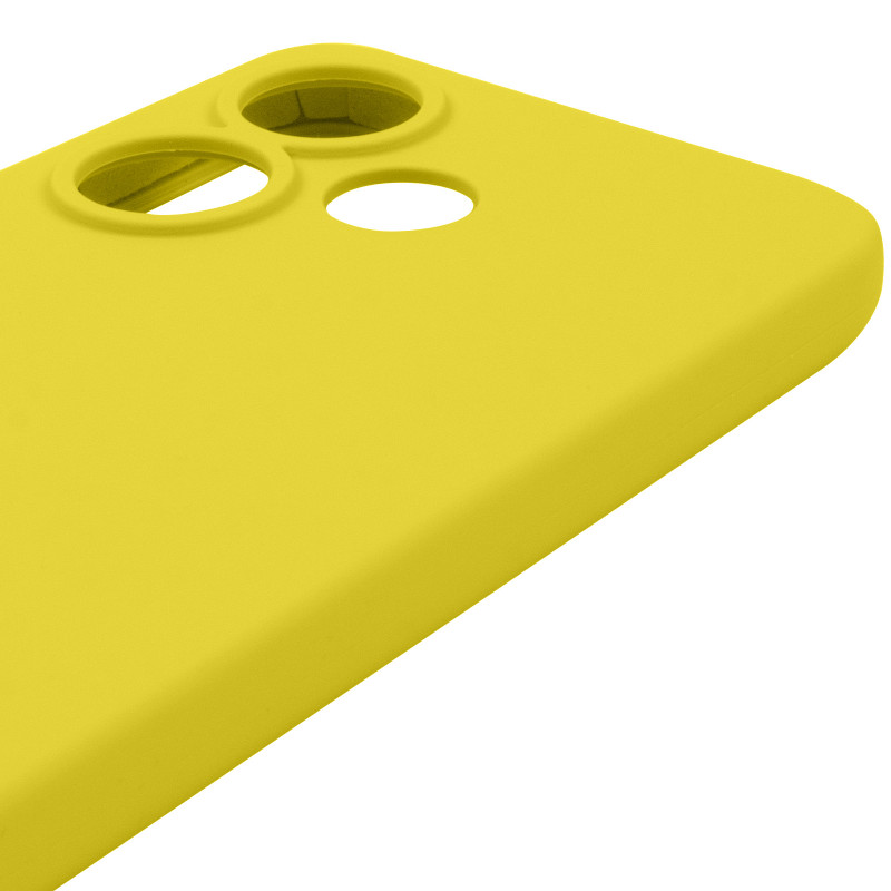 Чохол Silicone Cover Lakshmi Full Camera (AAA) на Xiaomi Redmi 13 4G / Poco M6 4G (Жовтий / Yellow) в магазині vchehle.ua