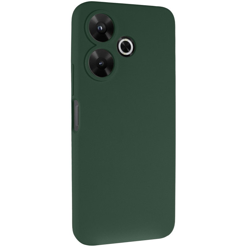 Чохол Silicone Cover Lakshmi Full Camera (AAA) на Xiaomi Redmi 13 4G / Poco M6 4G (Зелений / Cyprus Green)