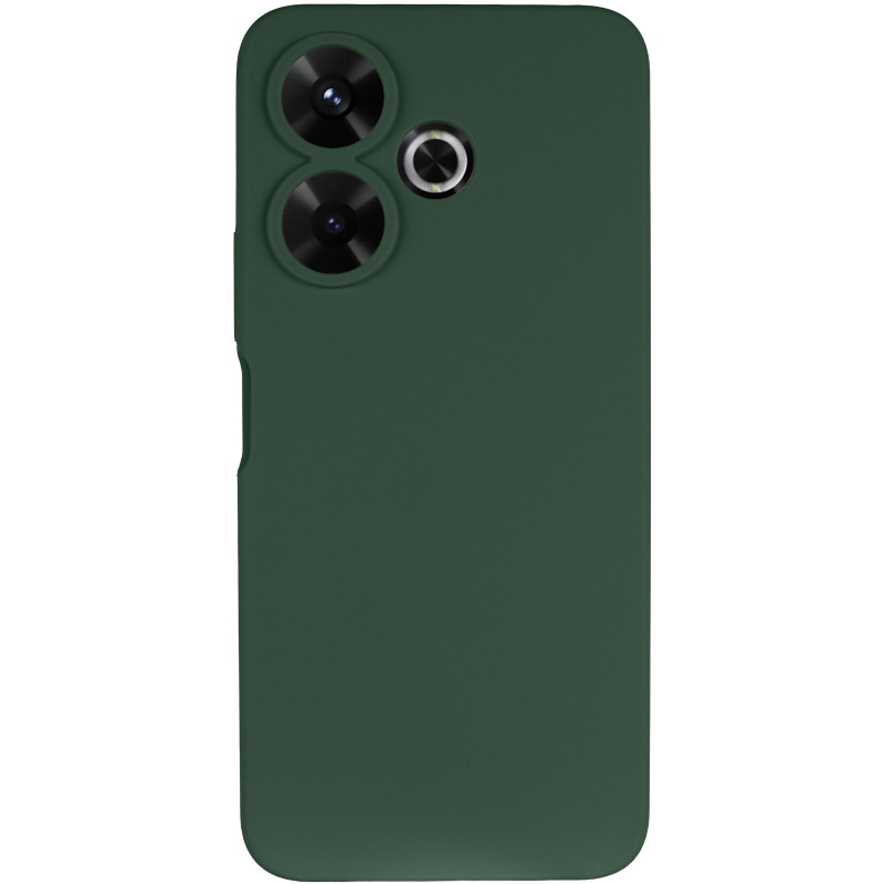 Фото Чохол Silicone Cover Lakshmi Full Camera (AAA) на Xiaomi Redmi 13 4G / Poco M6 4G (Зелений / Cyprus Green) на vchehle.ua
