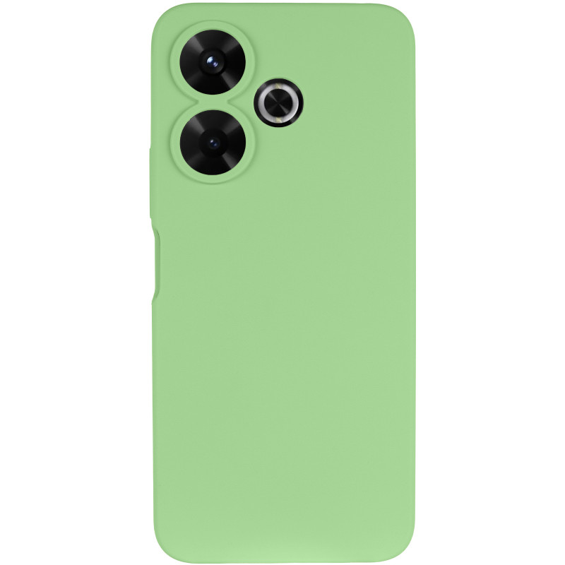 Фото Чохол Silicone Cover Lakshmi Full Camera (AAA) на Xiaomi Redmi 13 4G / Poco M6 4G (М'ятний / Mint) на vchehle.ua