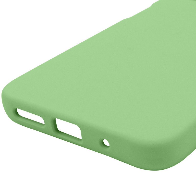 Купити Чохол Silicone Cover Lakshmi Full Camera (AAA) на Xiaomi Redmi 13 4G / Poco M6 4G (М'ятний / Mint) на vchehle.ua