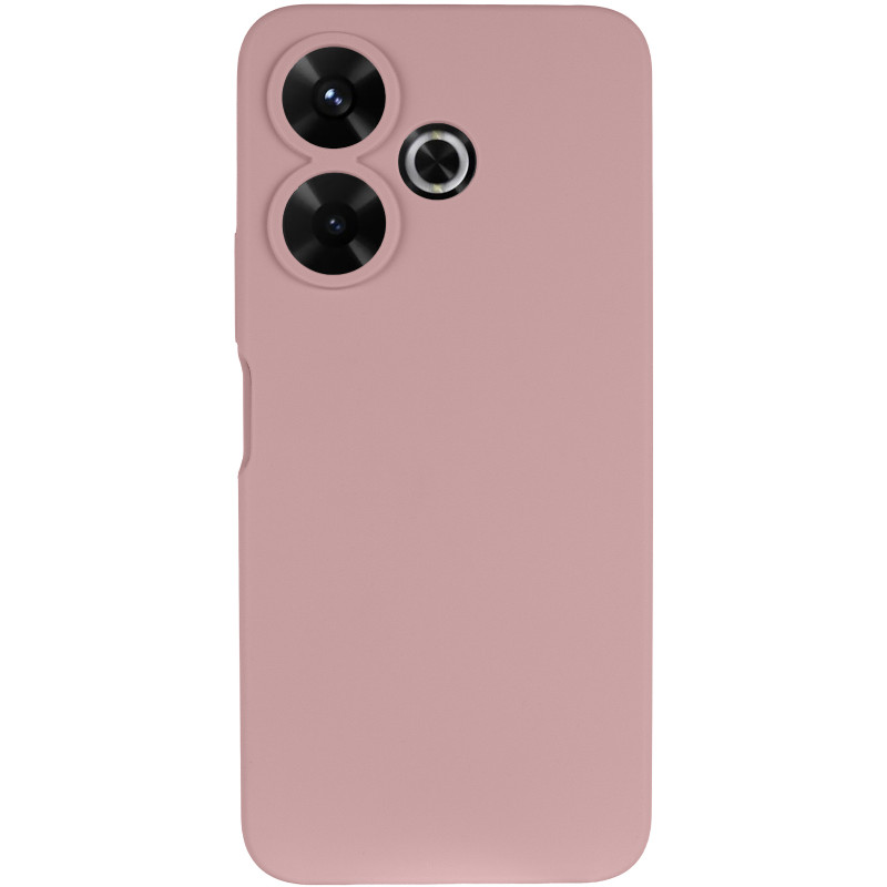 Фото Чохол Silicone Cover Lakshmi Full Camera (AAA) на Xiaomi Redmi 13 4G / Poco M6 4G (Розовый / Pink Sand) на vchehle.ua