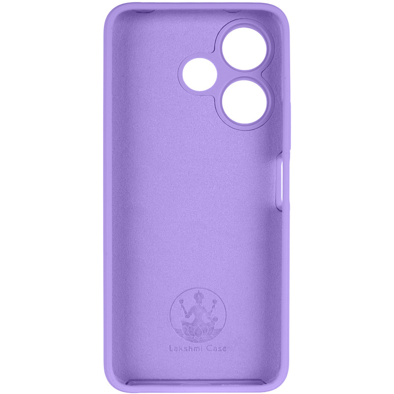 Фото Чохол Silicone Cover Lakshmi Full Camera (AAA) на Xiaomi Redmi 13 4G / Poco M6 4G (Бузковий / Dasheen) в маназині vchehle.ua
