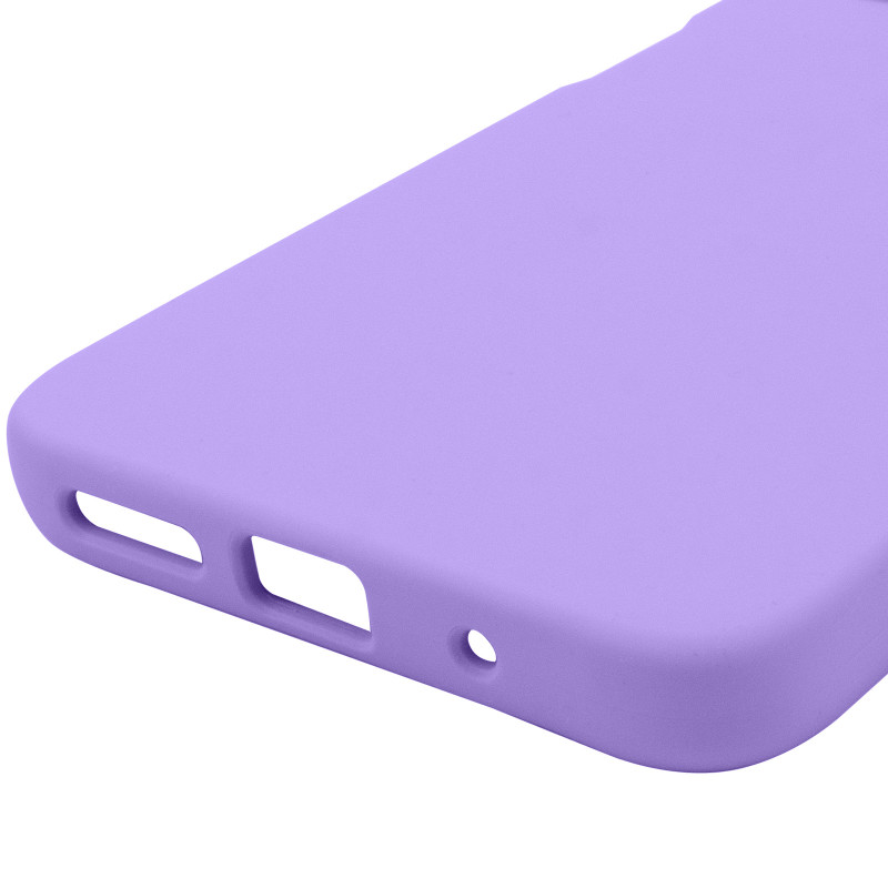 Купити Чохол Silicone Cover Lakshmi Full Camera (AAA) на Xiaomi Redmi 13 4G / Poco M6 4G (Бузковий / Dasheen) на vchehle.ua