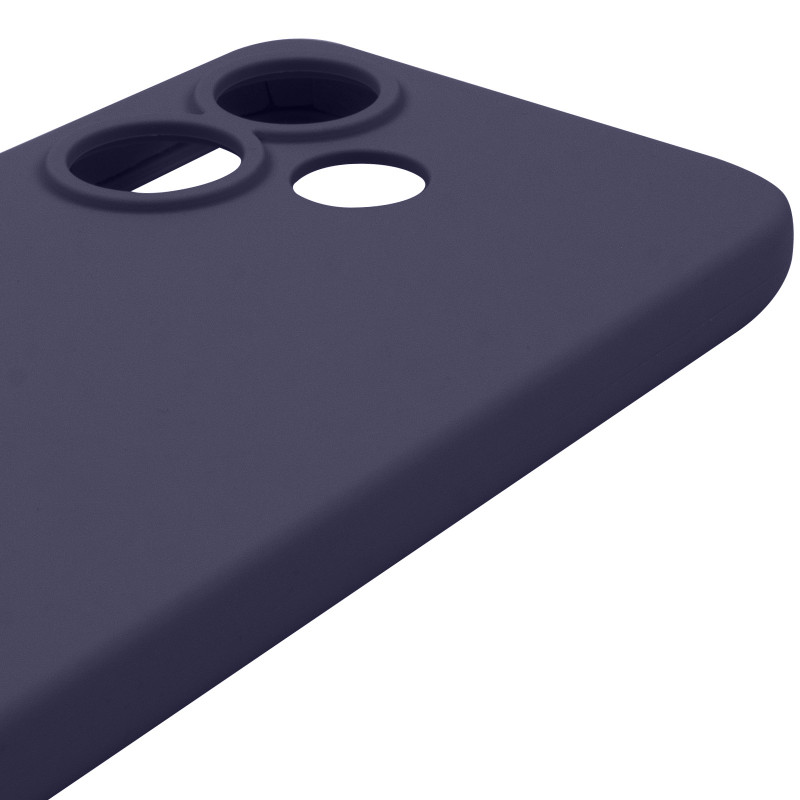 Чохол Silicone Cover Lakshmi Full Camera (AAA) на Xiaomi Redmi 13 4G / Poco M6 4G (Темно-синій / Midnight blue) в магазині vchehle.ua