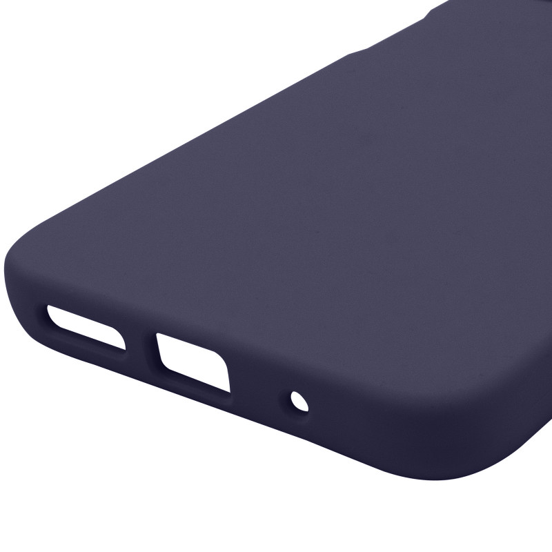Купити Чохол Silicone Cover Lakshmi Full Camera (AAA) на Xiaomi Redmi 13 4G / Poco M6 4G (Темно-синій / Midnight blue) на vchehle.ua