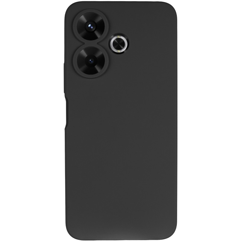 Фото Чохол Silicone Cover Lakshmi Full Camera (AAA) на Xiaomi Redmi 13 4G / Poco M6 4G (Чорний / Black) на vchehle.ua