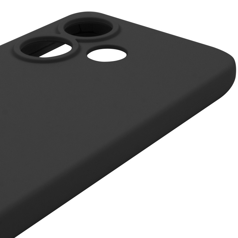 Чохол Silicone Cover Lakshmi Full Camera (AAA) на Xiaomi Redmi 13 4G / Poco M6 4G (Чорний / Black) в магазині vchehle.ua