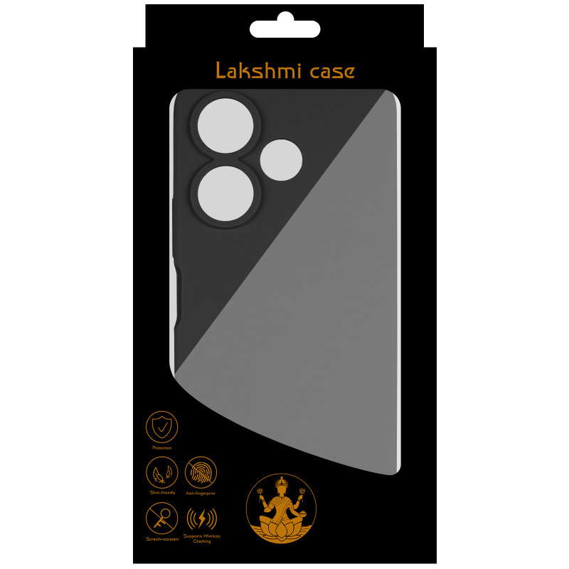 Замовити Чохол Silicone Cover Lakshmi Full Camera (AAA) на Xiaomi Redmi 13 4G / Poco M6 4G (Чорний / Black) на vchehle.ua
