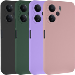 Чехол Silicone Cover Lakshmi Full Camera (AAA) для Xiaomi Redmi 13C