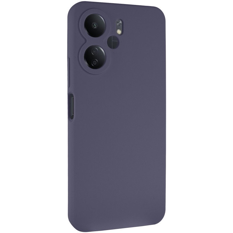 Чохол Silicone Cover Lakshmi Full Camera (AAA) на Xiaomi Redmi 13C 4G/5G / Poco C65 / Poco M6 5G (Сірий / Dark Gray)