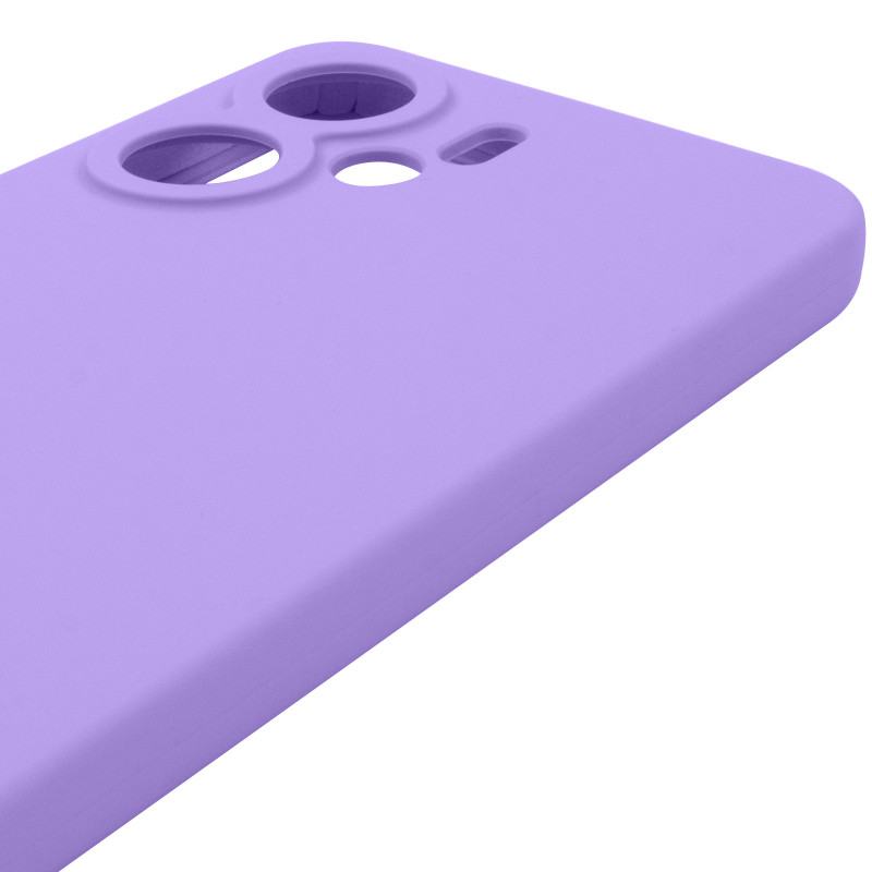Чохол Silicone Cover Lakshmi Full Camera (AAA) на Xiaomi Redmi 13C 4G/5G / Poco C65 / Poco M6 5G (Бузковий / Dasheen) в магазині vchehle.ua