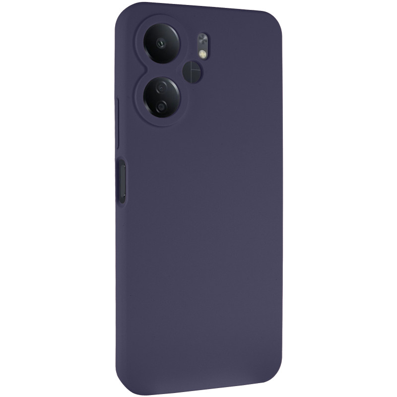 Чохол Silicone Cover Lakshmi Full Camera (AAA) на Xiaomi Redmi 13C 4G/5G / Poco C65 / Poco M6 5G (Темно-синій / Midnight blue)