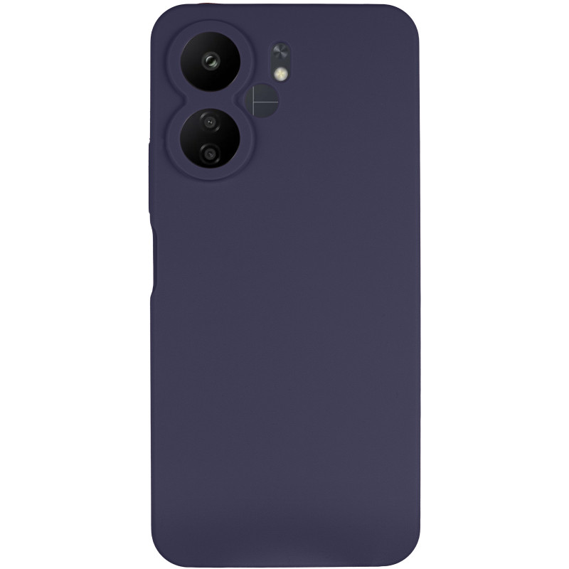 Фото Чохол Silicone Cover Lakshmi Full Camera (AAA) на Xiaomi Redmi 13C 4G/5G / Poco C65 / Poco M6 5G (Темно-синій / Midnight blue) на vchehle.ua