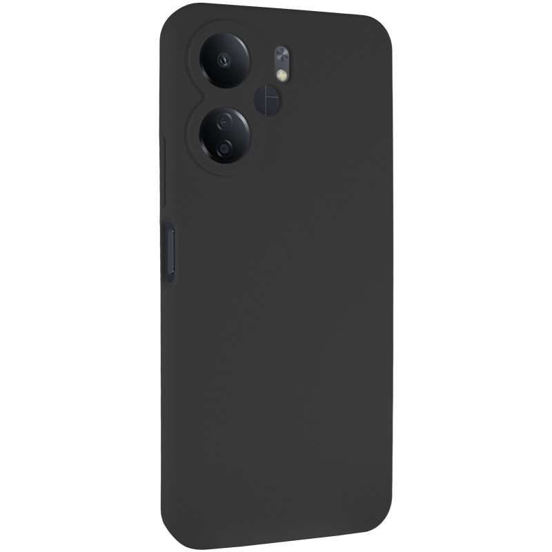 Чохол Silicone Cover Lakshmi Full Camera (AAA) на Xiaomi Redmi 13C 4G/5G / Poco C65 / Poco M6 5G (Чорний / Black)