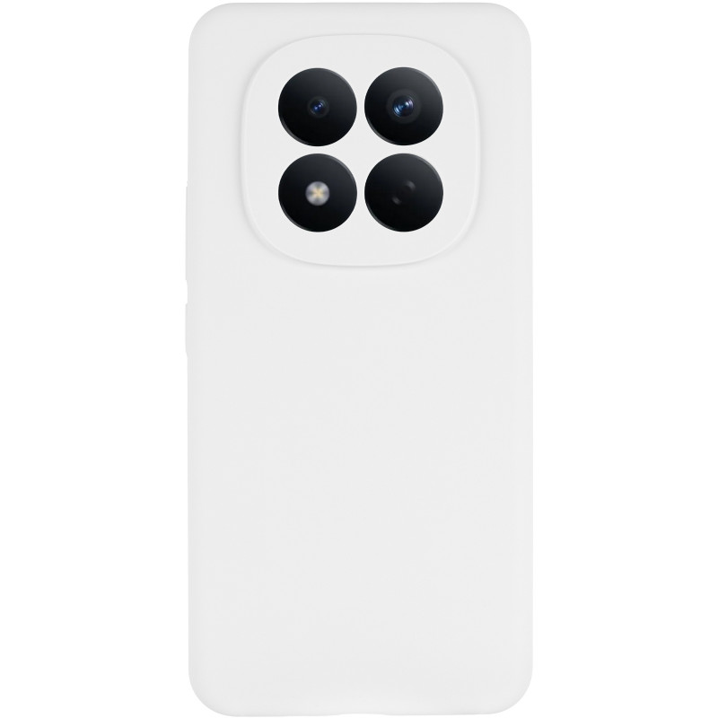 Фото Чехол Silicone Cover Lakshmi Full Camera (AAA) для Xiaomi Redmi Note 14 Pro 5G (Белый / White) на vchehle.ua