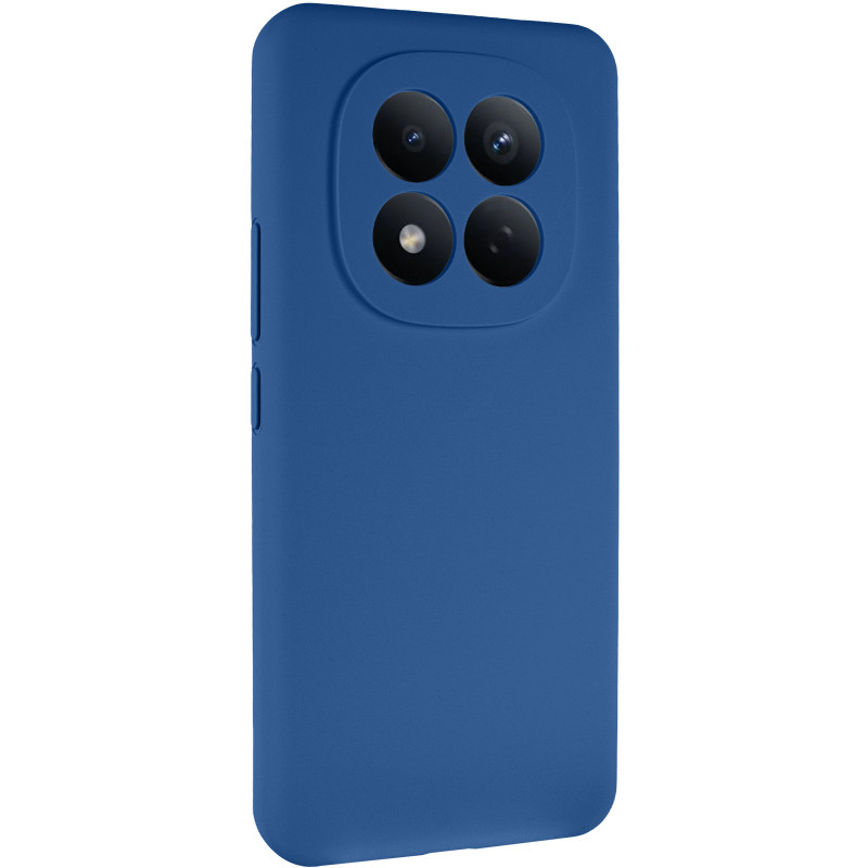 Чохол Silicone Cover Lakshmi Full Camera (AAA) на Xiaomi Redmi Note 14 Pro+ (Синій / Denim Blue)
