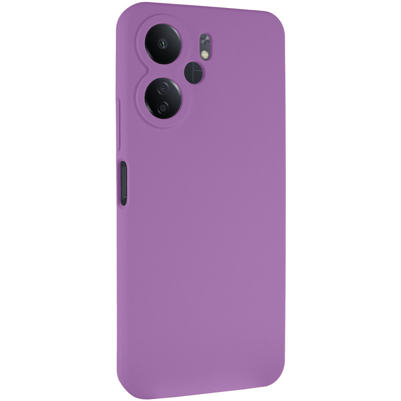 Чохол Silicone Cover Lakshmi Full Camera (AAA) на Xiaomi Redmi 13C 4G/5G / Poco C65 / Poco M6 5G (Сливовий / Purple)