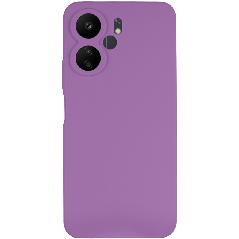 Фото Чохол Silicone Cover Lakshmi Full Camera (AAA) на Xiaomi Redmi 13C 4G/5G / Poco C65 / Poco M6 5G (Сливовий / Purple) на vchehle.ua