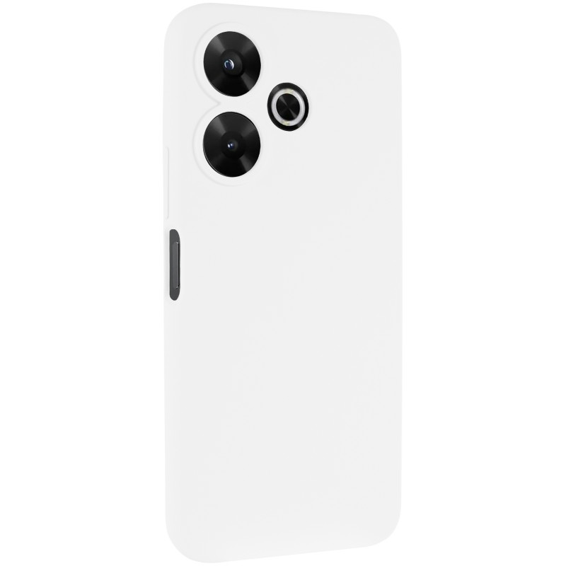 Чохол Silicone Cover Lakshmi Full Camera (AAA) на Xiaomi Redmi 13 4G / Poco M6 4G (Білий / White)