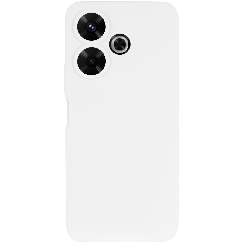 Фото Чохол Silicone Cover Lakshmi Full Camera (AAA) на Xiaomi Redmi 13 4G / Poco M6 4G (Білий / White) на vchehle.ua