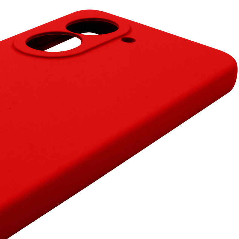 Чехол Silicone Cover Lakshmi Full Camera (AAA) для Xiaomi Redmi A5 / Poco C71 (Красный / Red) в магазине vchehle.ua