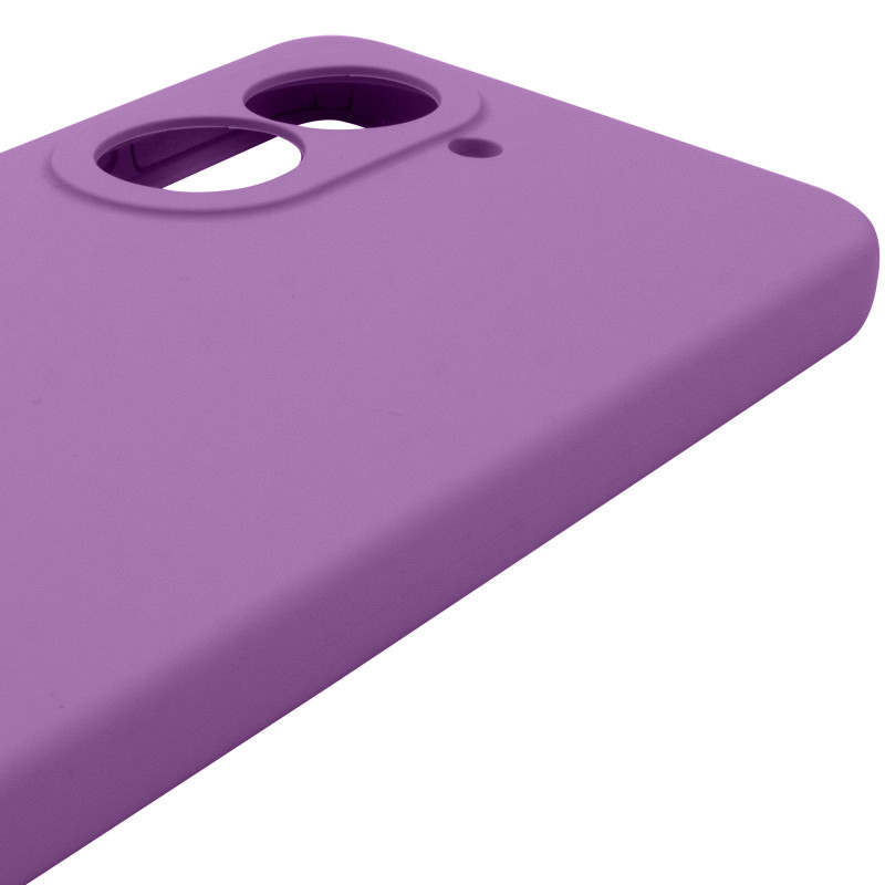 Чехол Silicone Cover Lakshmi Full Camera (AAA) для Xiaomi Redmi A5 / Poco C71 (Сливовый / Purple) в магазине vchehle.ua