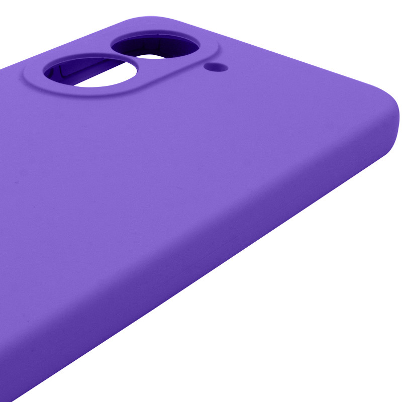 Чехол Silicone Cover Lakshmi Full Camera (AAA) для Xiaomi Redmi A5 / Poco C71 (Фиолетовый / Amethyst) в магазине vchehle.ua