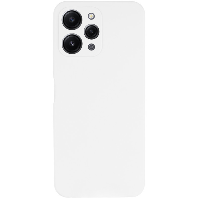 Фото Чохол Silicone Cover Lakshmi Full Camera (AAA) на Xiaomi Redmi 12 (Білий / White) на vchehle.ua