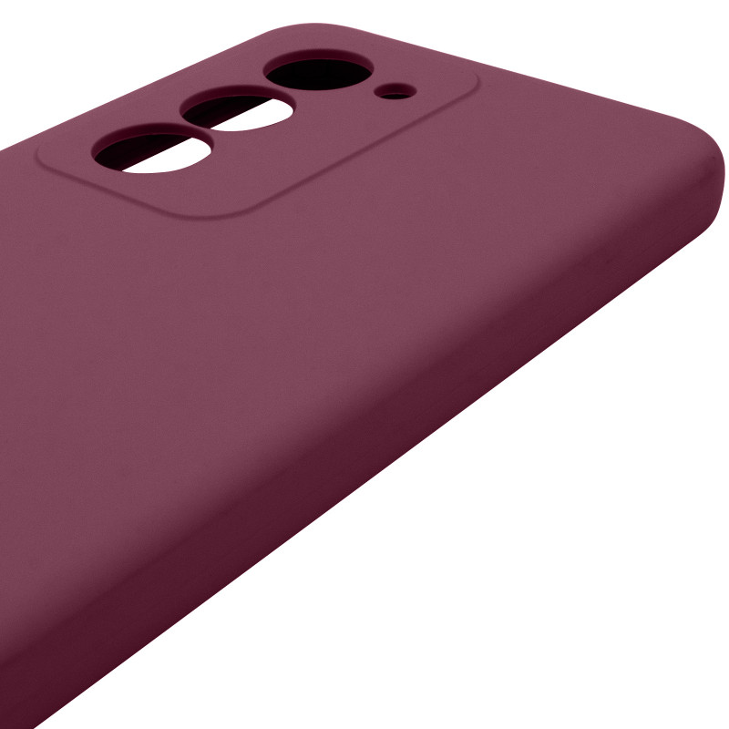 Чехол Silicone Cover Lakshmi Full Camera (AAA) для Xiaomi Redmi 15 (EU) (Бордовый / Plum) в магазине vchehle.ua