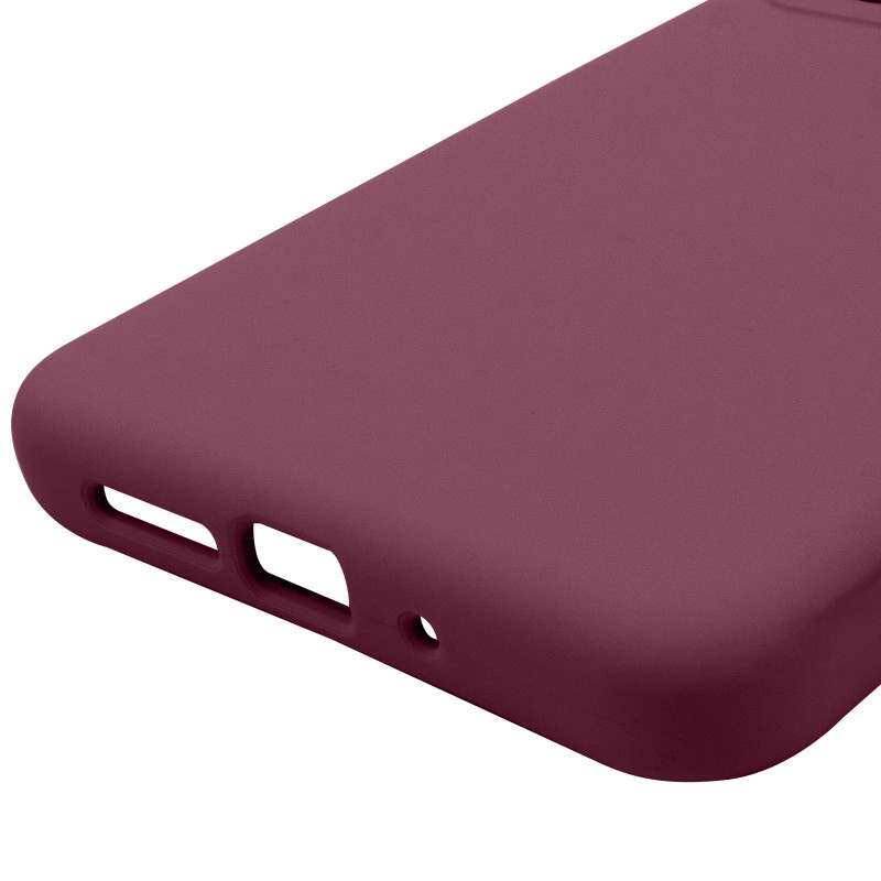 Купить Чехол Silicone Cover Lakshmi Full Camera (AAA) для Xiaomi Redmi 15 (EU) (Бордовый / Plum) на vchehle.ua