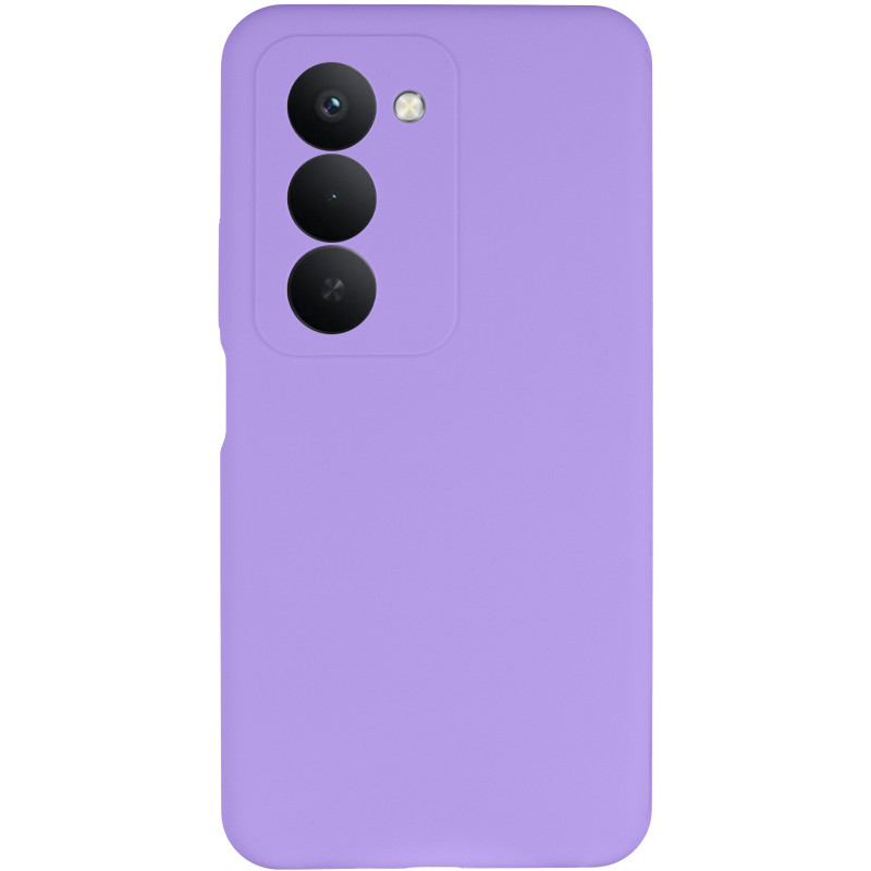 Фото Чохол Silicone Cover Lakshmi Full Camera (AAA) на Xiaomi Redmi 15 (Global) (Бузковий / Dasheen) на vchehle.ua
