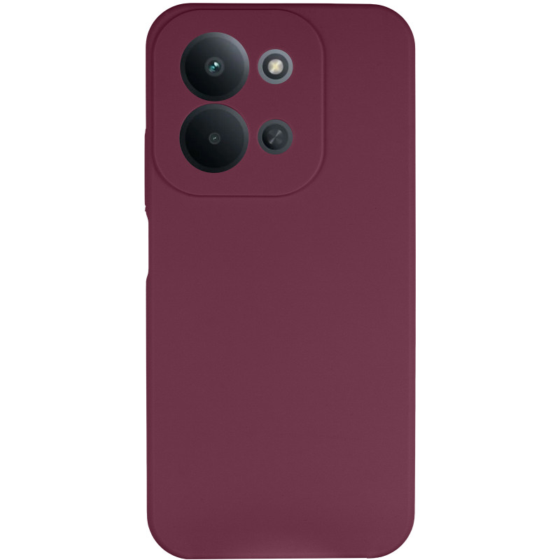 Фото Чохол Silicone Cover Lakshmi Full Camera (AAA) на Xiaomi Redmi 15C (Global) / Poco C85 (Global) (Бордовий / Plum) на vchehle.ua