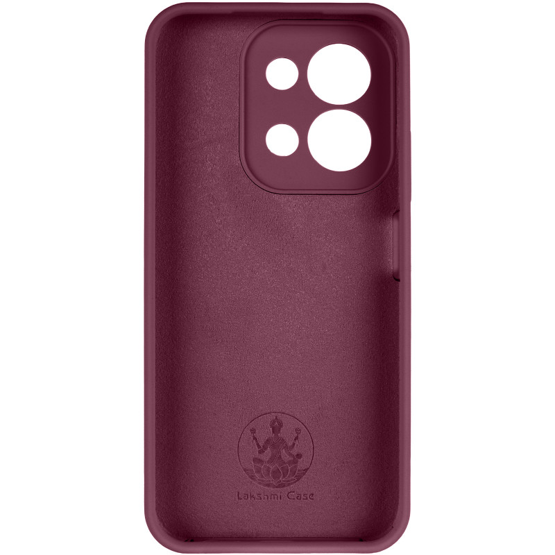 Фото Чохол Silicone Cover Lakshmi Full Camera (AAA) на Xiaomi Redmi 15C (Global) / Poco C85 (Global) (Бордовий / Plum) в маназині vchehle.ua
