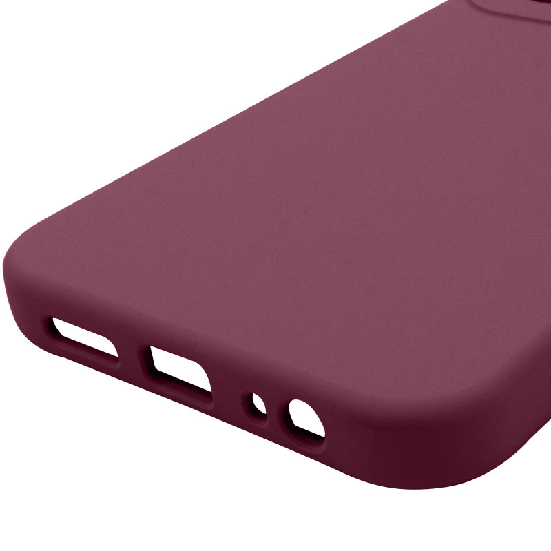 Купити Чохол Silicone Cover Lakshmi Full Camera (AAA) на Xiaomi Redmi 15C (Global) / Poco C85 (Global) (Бордовий / Plum) на vchehle.ua