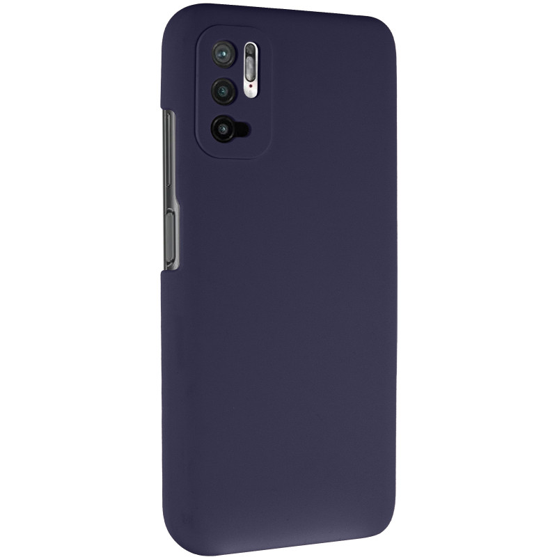 Чехол Silicone Cover Lakshmi Full Camera (AAA) для Xiaomi Redmi Note 10 5G (Темно-синий / Midnight blue)