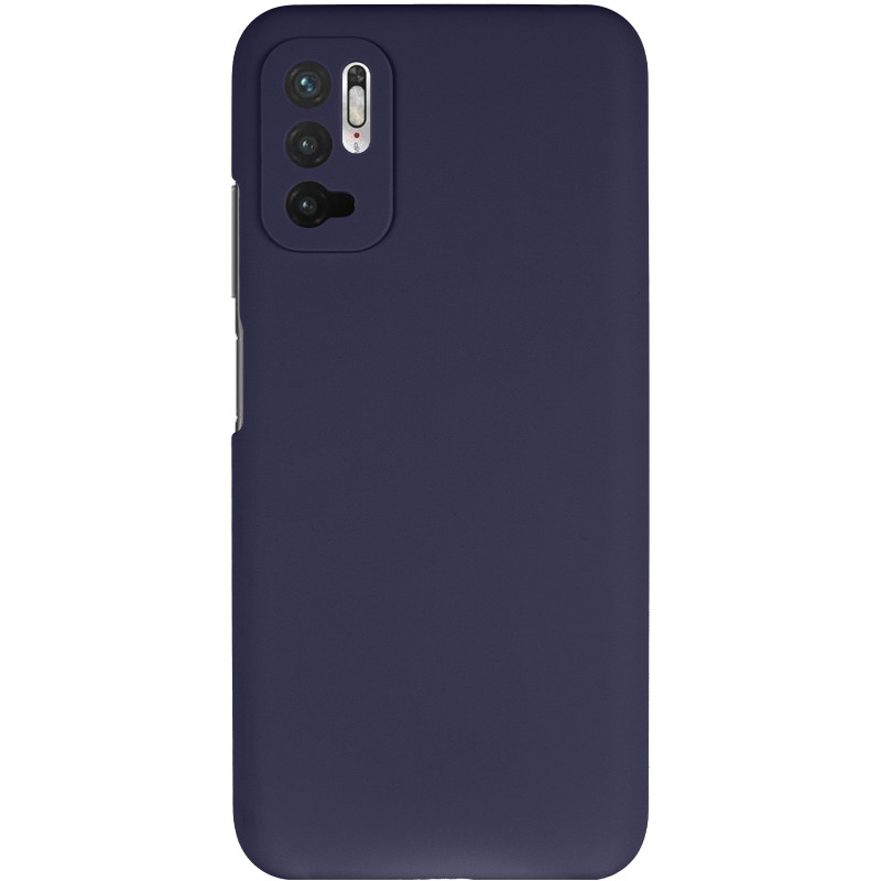 Фото Чехол Silicone Cover Lakshmi Full Camera (AAA) для Xiaomi Redmi Note 10 5G (Темно-синий / Midnight blue) на vchehle.ua