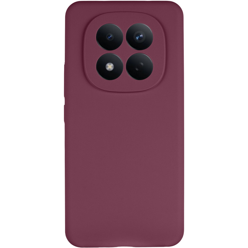 Фото Чохол Silicone Cover Lakshmi Full Camera (AAA) на Xiaomi Redmi Note 15 4G/5G (EU) (Бордовий / Plum) на vchehle.ua