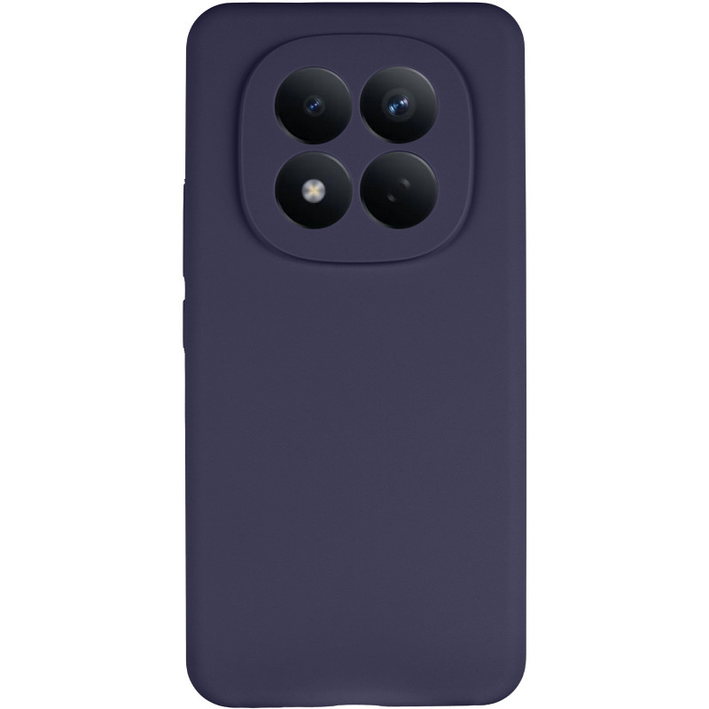 Фото Чохол Silicone Cover Lakshmi Full Camera (AAA) на Xiaomi Redmi Note 15 4G/5G (EU) (Темно-синій / Midnight blue) на vchehle.ua