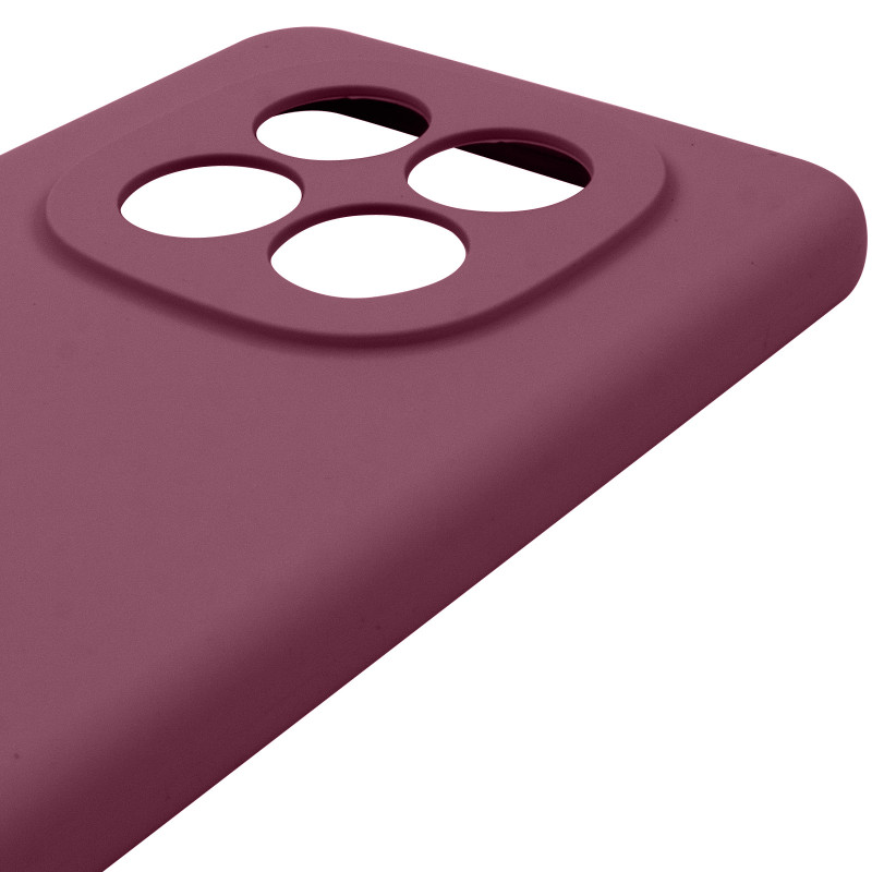Чохол Silicone Cover Lakshmi Full Camera (AAA) на Xiaomi Redmi Note 15 Pro+ 5G (Бордовий / Plum) в магазині vchehle.ua