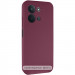 Чохол Silicone Cover Lakshmi Full Camera (AAA) на Xiaomi Redmi 17 (Бордовий / Plum)