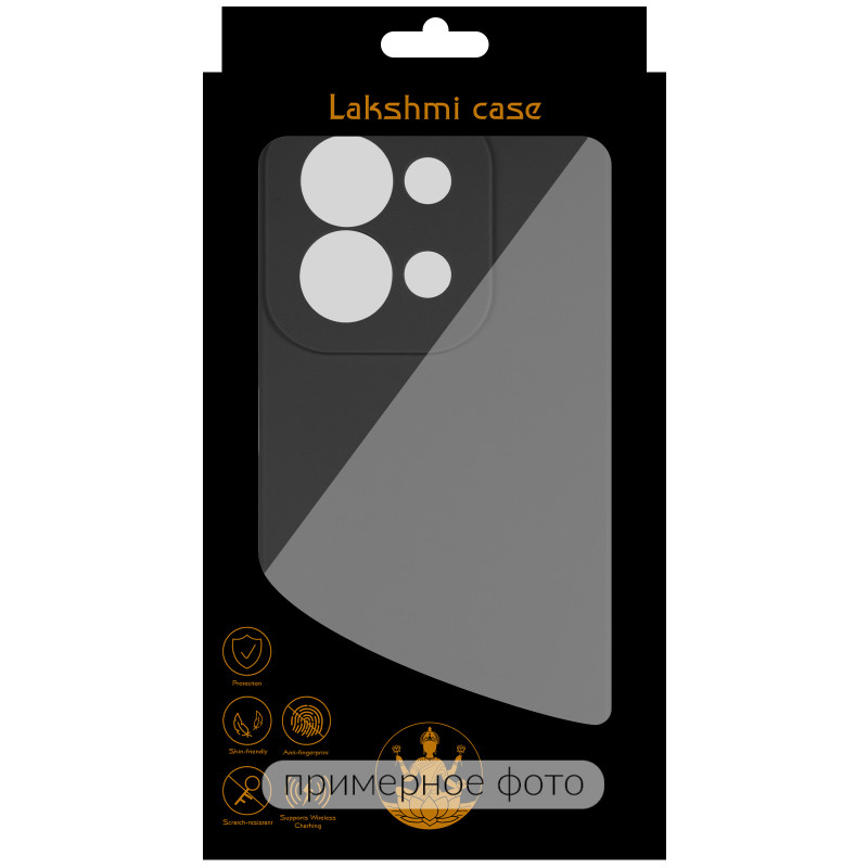 Фото Чохол Silicone Cover Lakshmi Full Camera (AAA) на Xiaomi Redmi 17 (Чорний / Black) на vchehle.ua